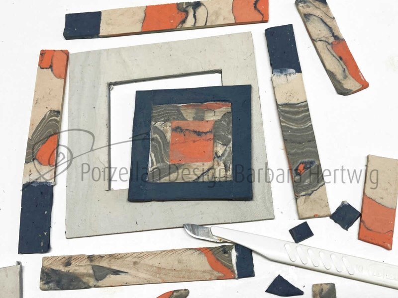Workshop  – Nerikomi-Revival – in Arbeit