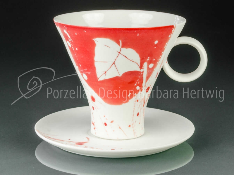 Tasse und Untertasse